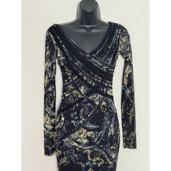 FUZZI Jean Paul Gaultier Mesh Bodycon Dress Whimsigoth Y2K, S - Picture 7 of 13